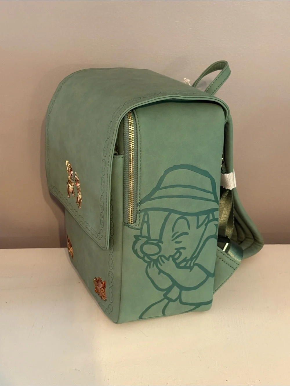 Loungefly Chip & Dale Embroidered Mini Backpack - Picture 3 of 5